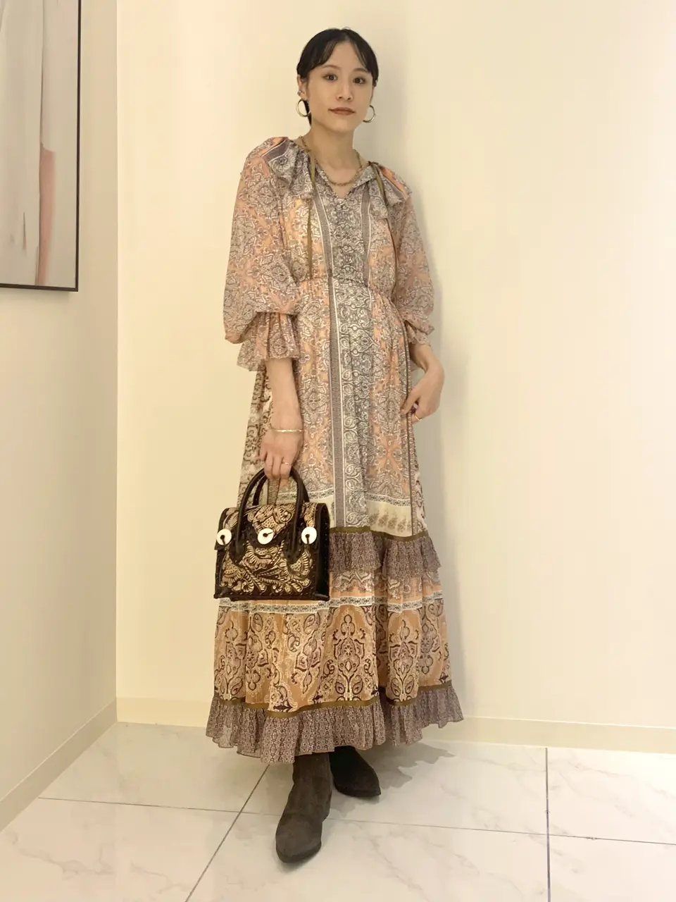  haruka iwasaki コーディネート画像