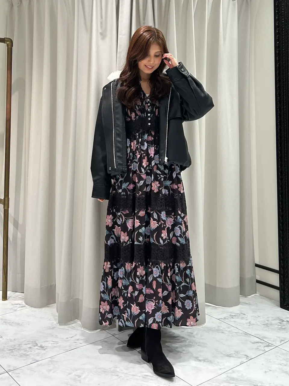 GRACE CONTINENTAL 志田　悠 コーディネート画像