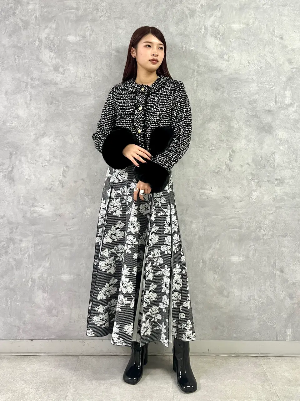 GRACE CONTINENTAL NORIA コーディネート画像