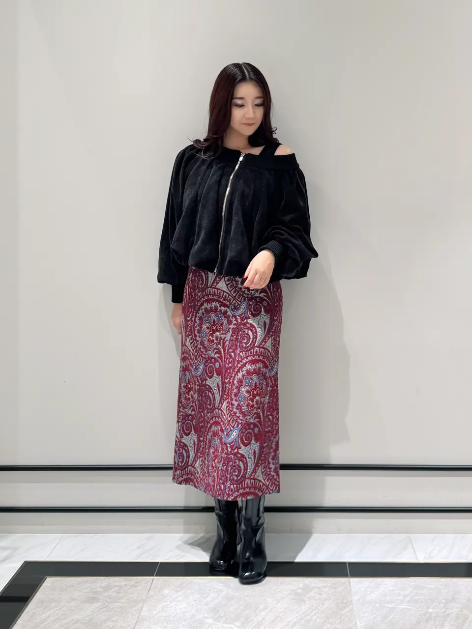 GRACE CONTINENTAL MOMOKO コーディネート画像