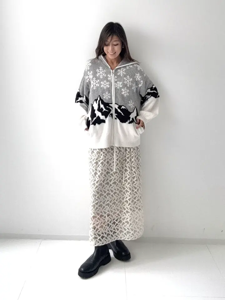 GRACE CONTINENTAL yukimi yonee コーディネート画像