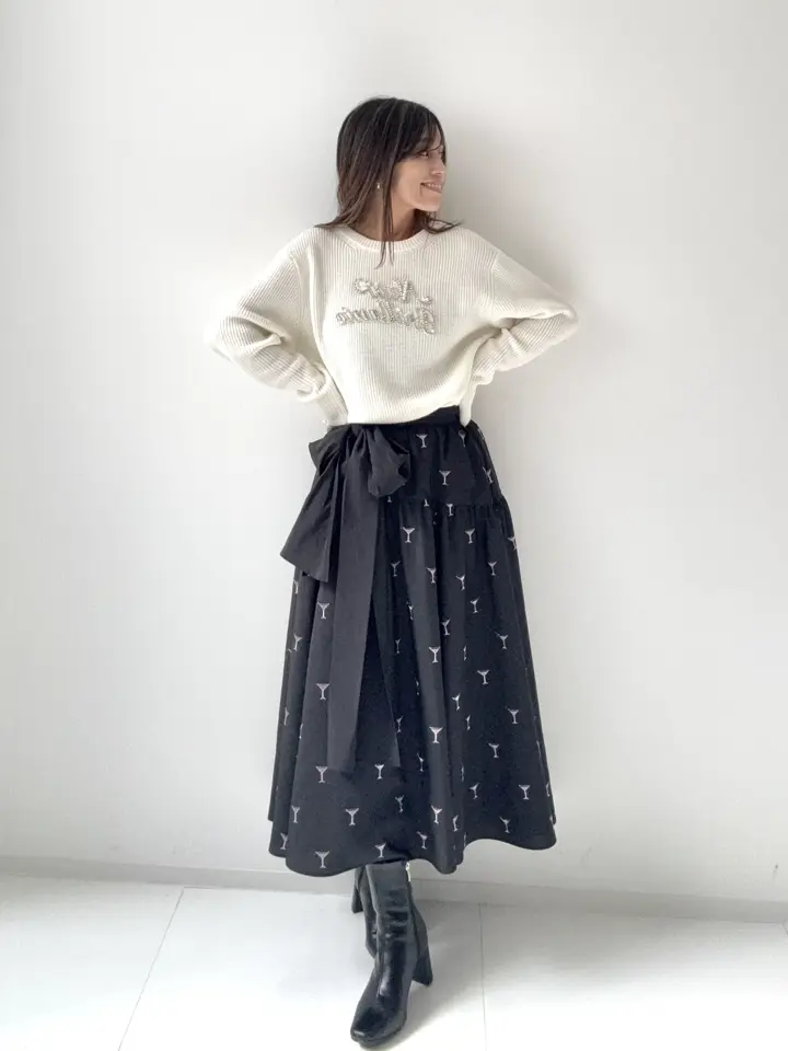 GRACE CONTINENTAL yukimi yonee コーディネート画像