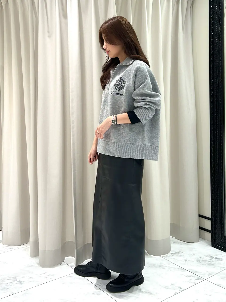 GRACE CONTINENTAL 志田　悠 コーディネート画像