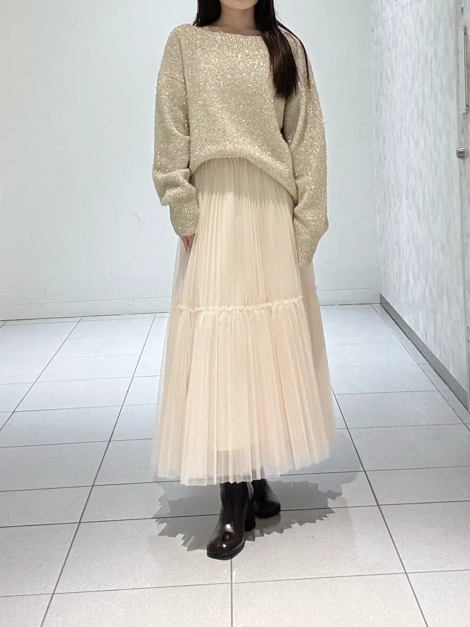 GRACE CONTINENTAL 王　宇キン コーディネート画像