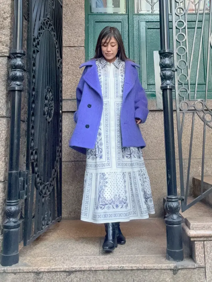 GRACE CONTINENTAL yukimi yonee コーディネート画像