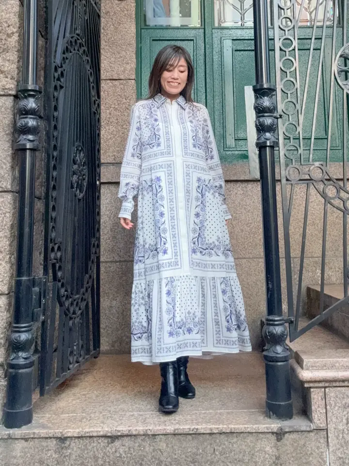 GRACE CONTINENTAL yukimi yonee コーディネート画像