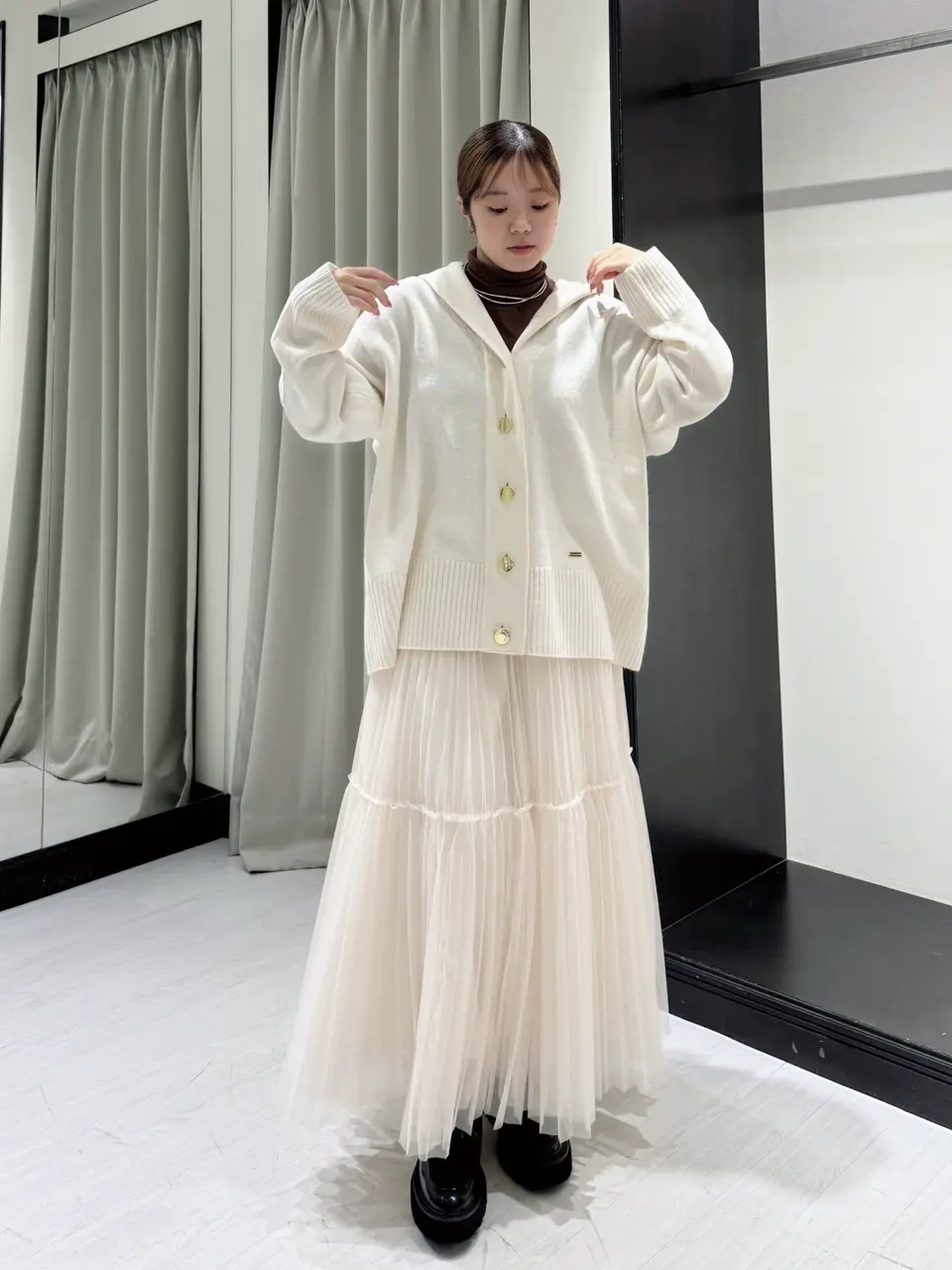 GRACE CONTINENTAL RINA コーディネート画像