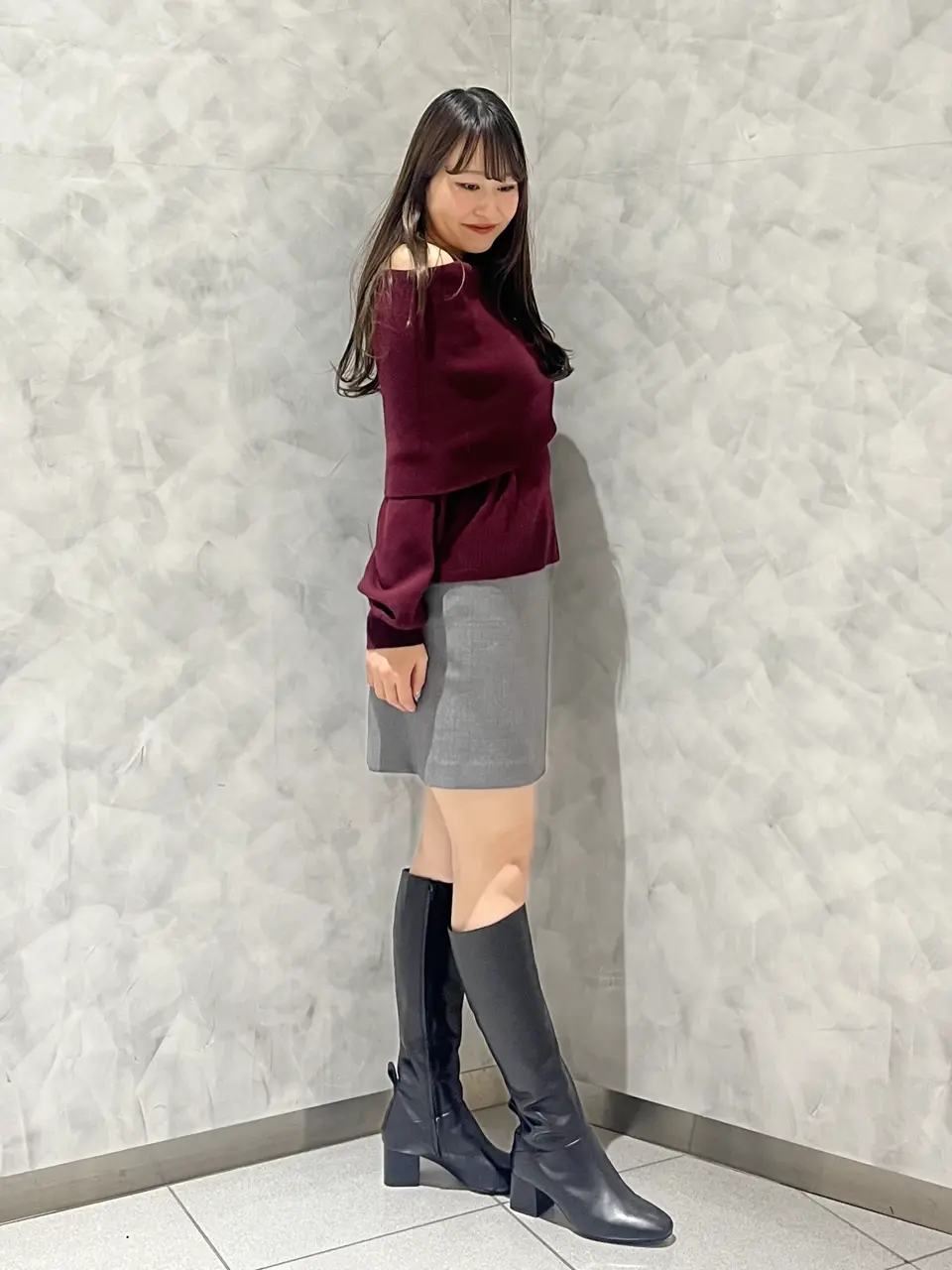 GRACE CONTINENTAL 根本　紗良 コーディネート画像