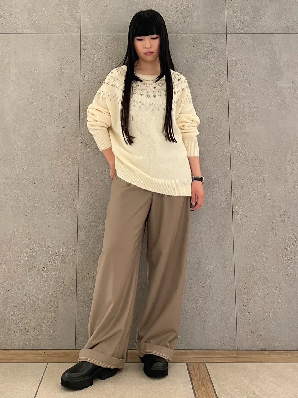 GRACE CONTINENTAL 清水　杏梨 コーディネート画像