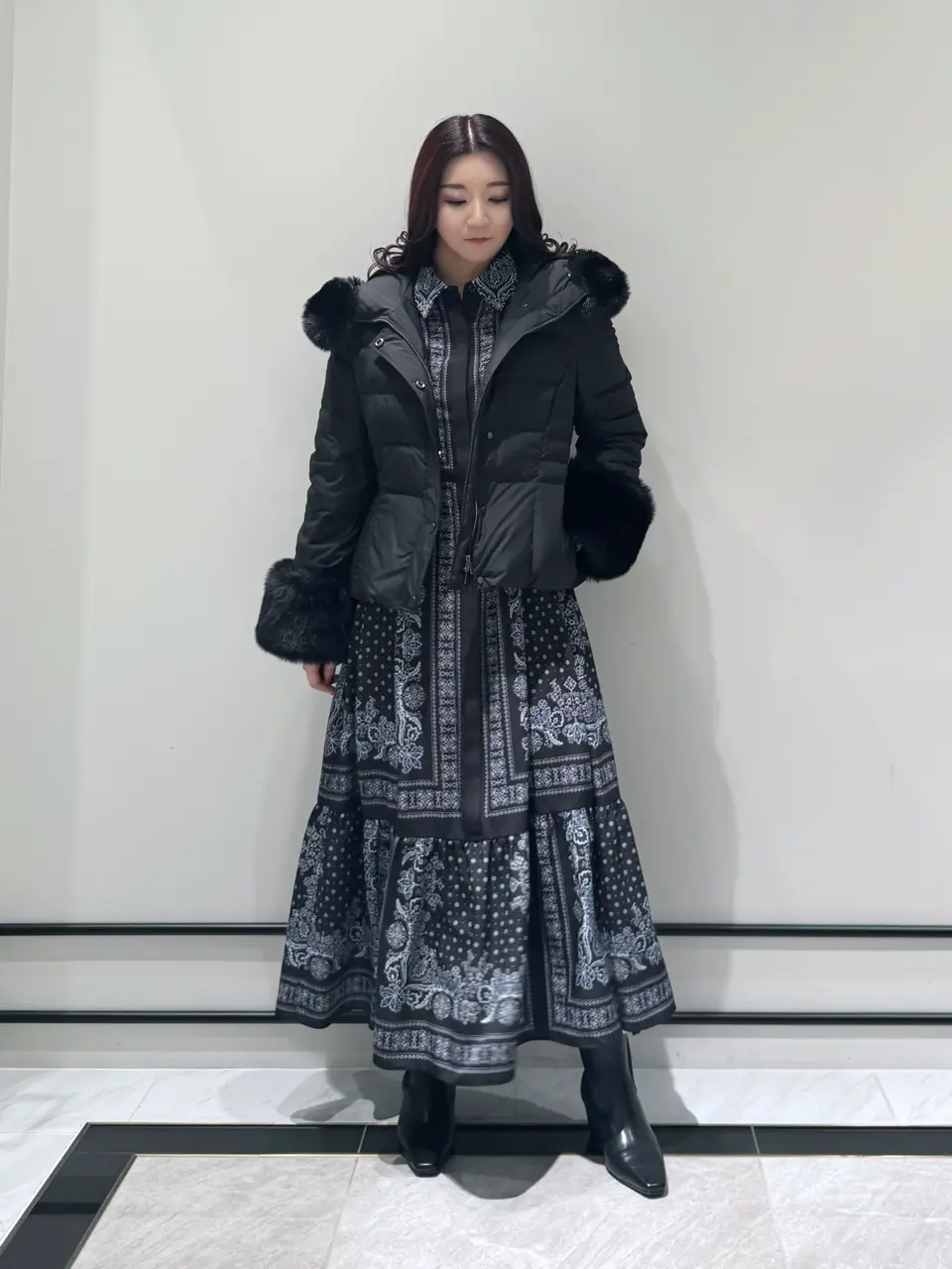 GRACE CONTINENTAL MOMOKO コーディネート画像