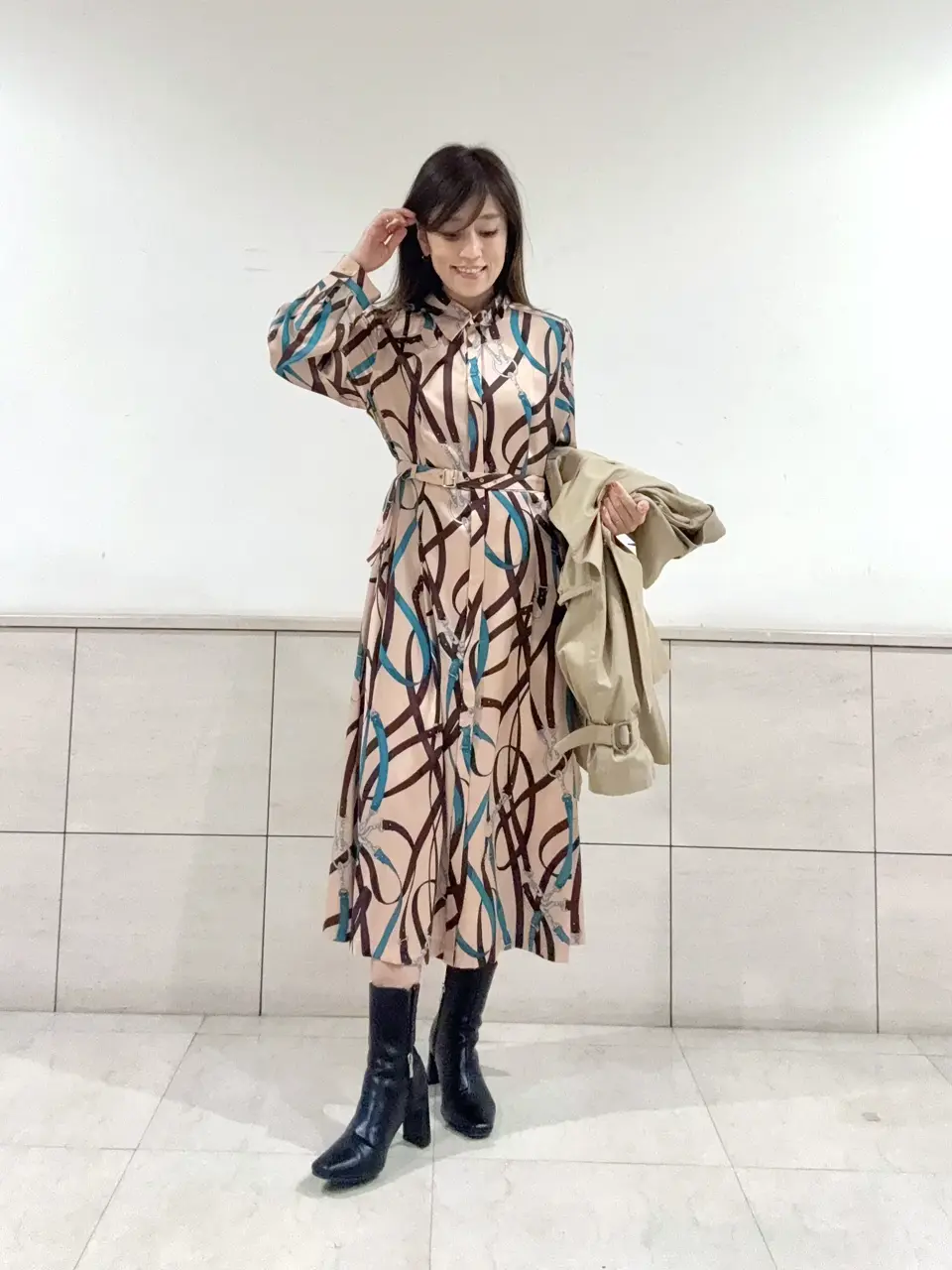 GRACE CONTINENTAL yukimi yonee コーディネート画像