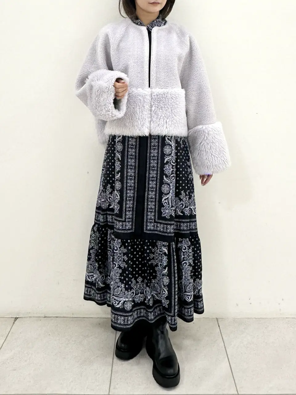 GRACE CONTINENTAL MORITA AI コーディネート画像