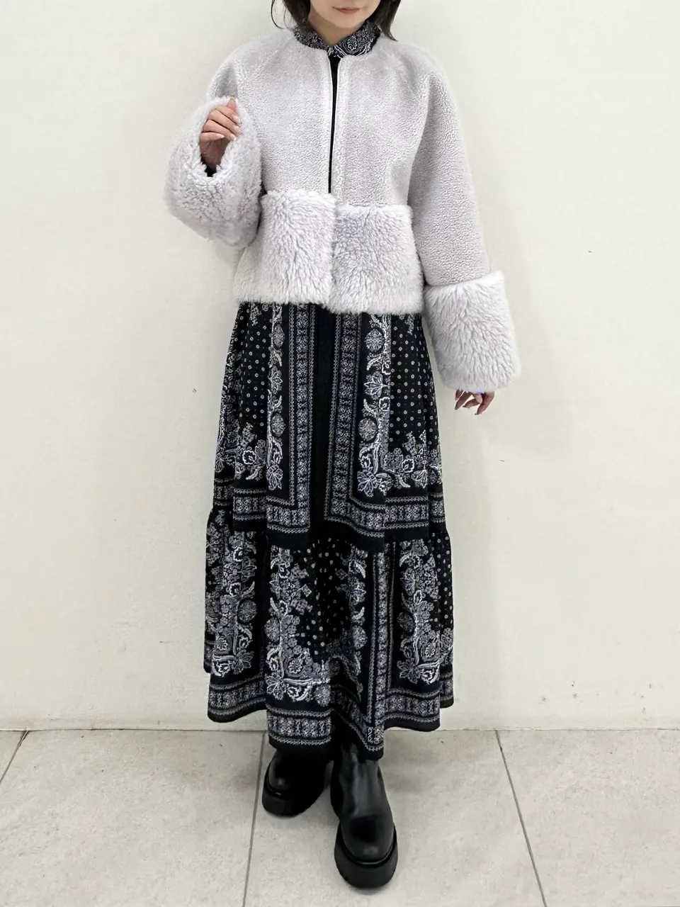 GRACE CONTINENTAL MORITA AI コーディネート画像