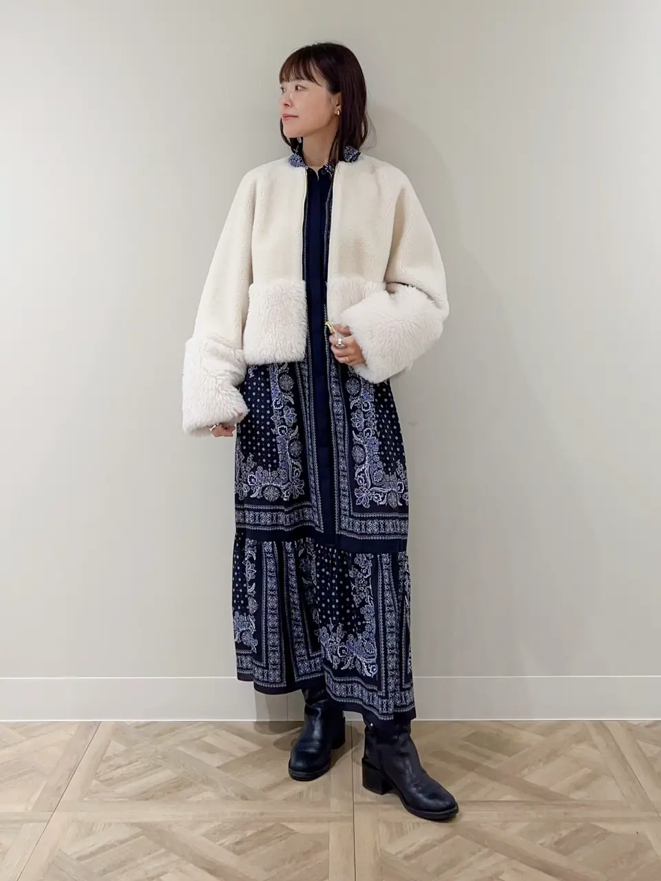  古川温子 コーディネート画像