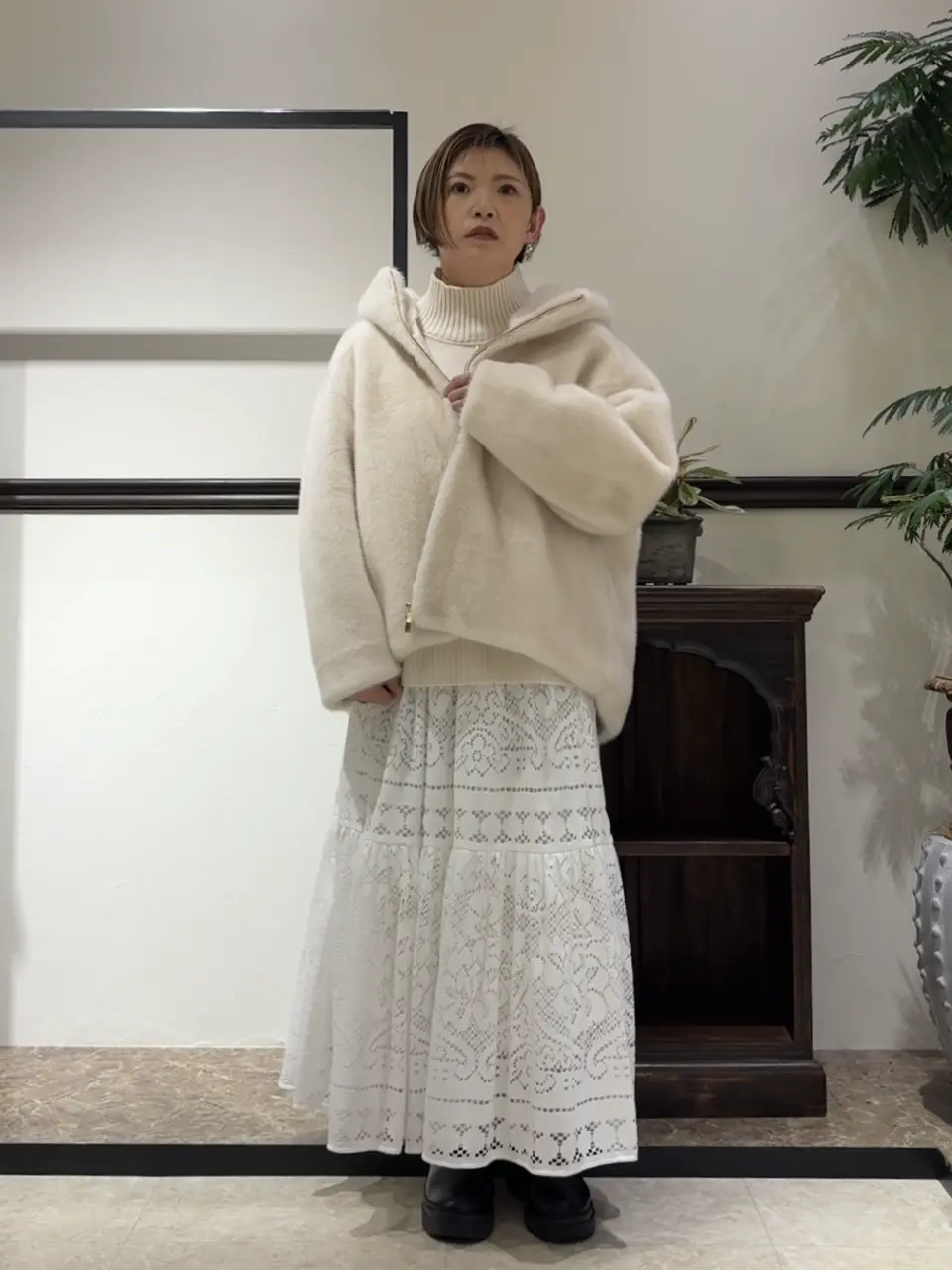 GRACE CONTINENTAL N.YURI コーディネート画像