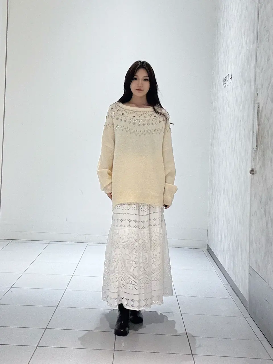 GRACE CONTINENTAL 王　宇キン コーディネート画像