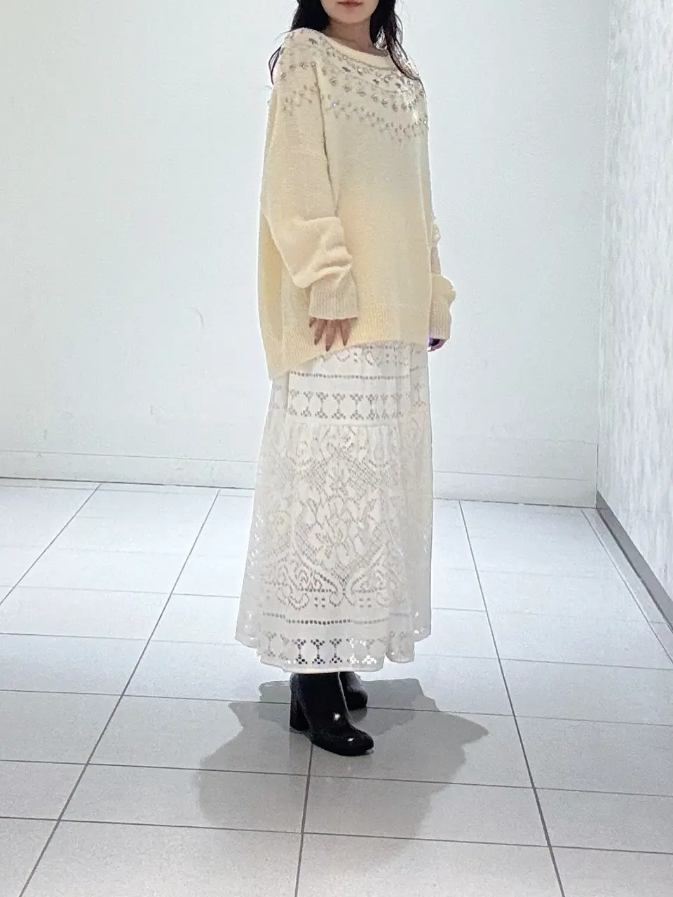 GRACE CONTINENTAL 王　宇キン コーディネート画像