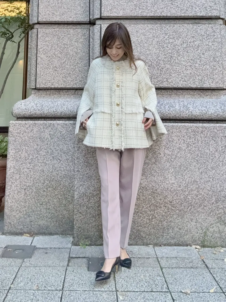 GRACE CONTINENTAL yukimi yonee コーディネート画像