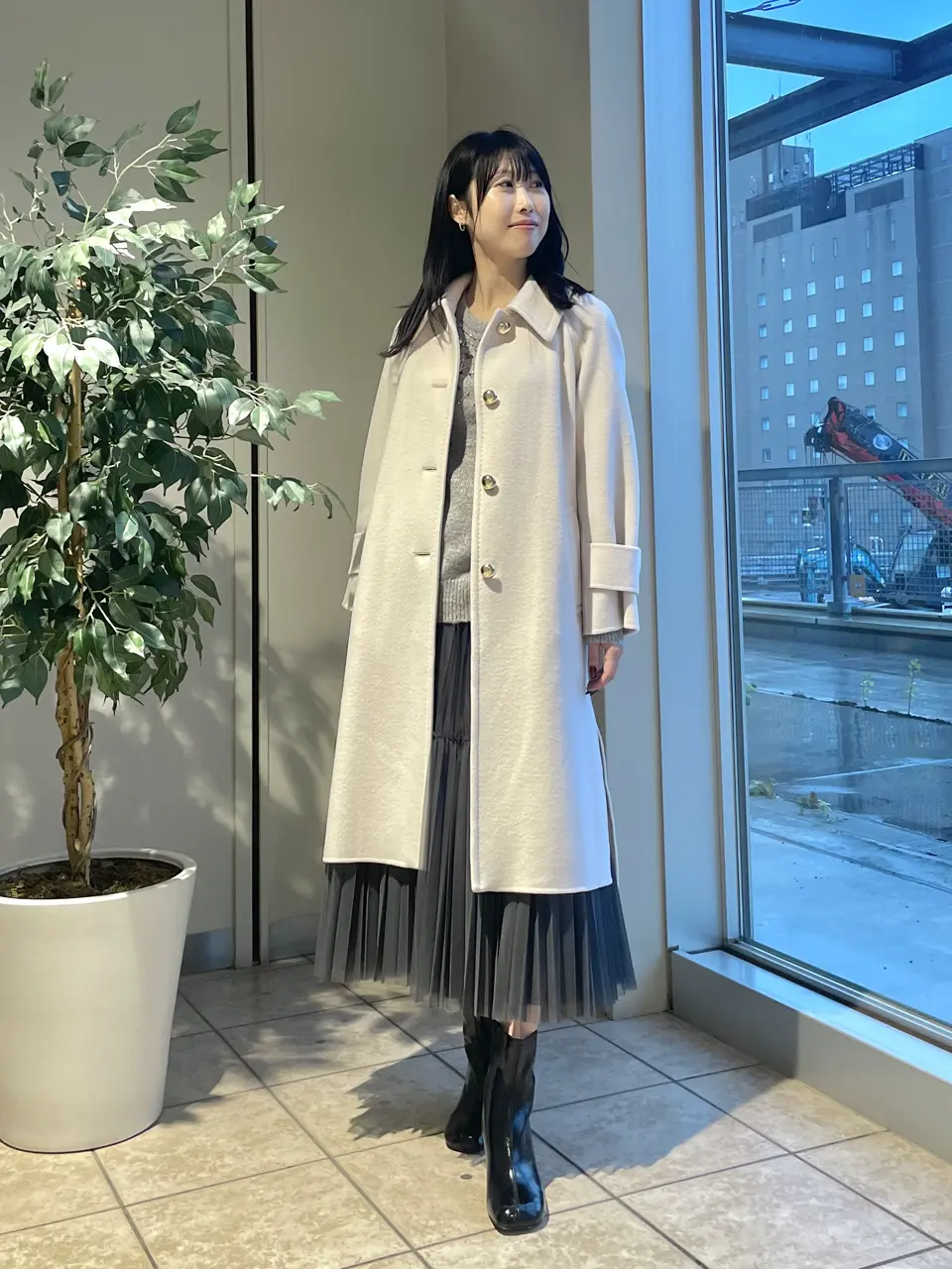  端場　わかな コーディネート画像