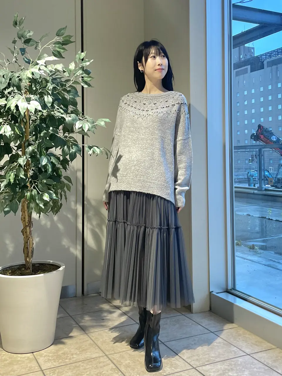 GRACE CONTINENTAL 端場　わかな コーディネート画像