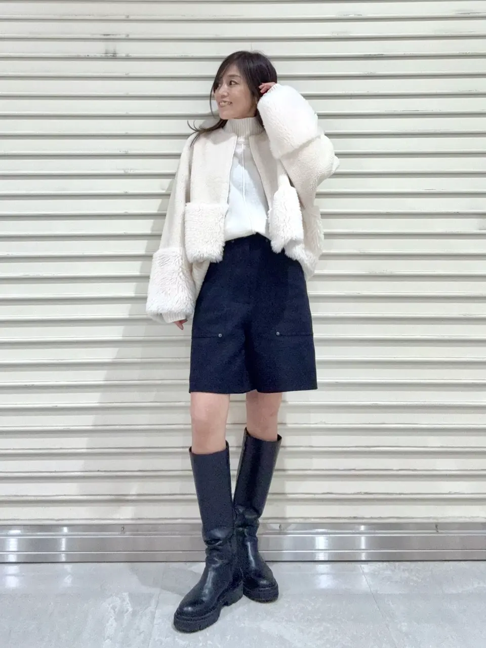 GRACE CONTINENTAL yukimi yonee コーディネート画像