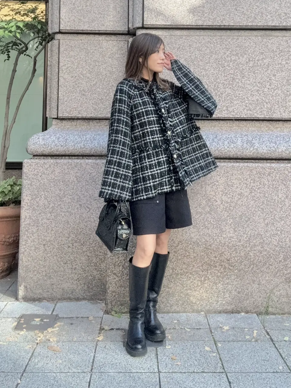 GRACE CONTINENTAL yukimi yonee コーディネート画像