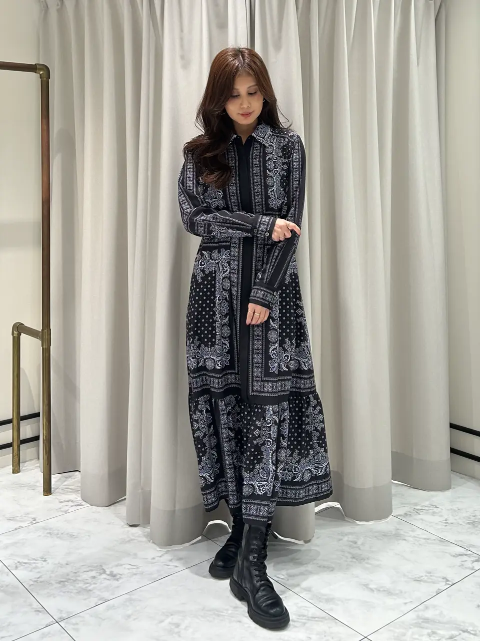 GRACE CONTINENTAL 志田　悠 コーディネート画像