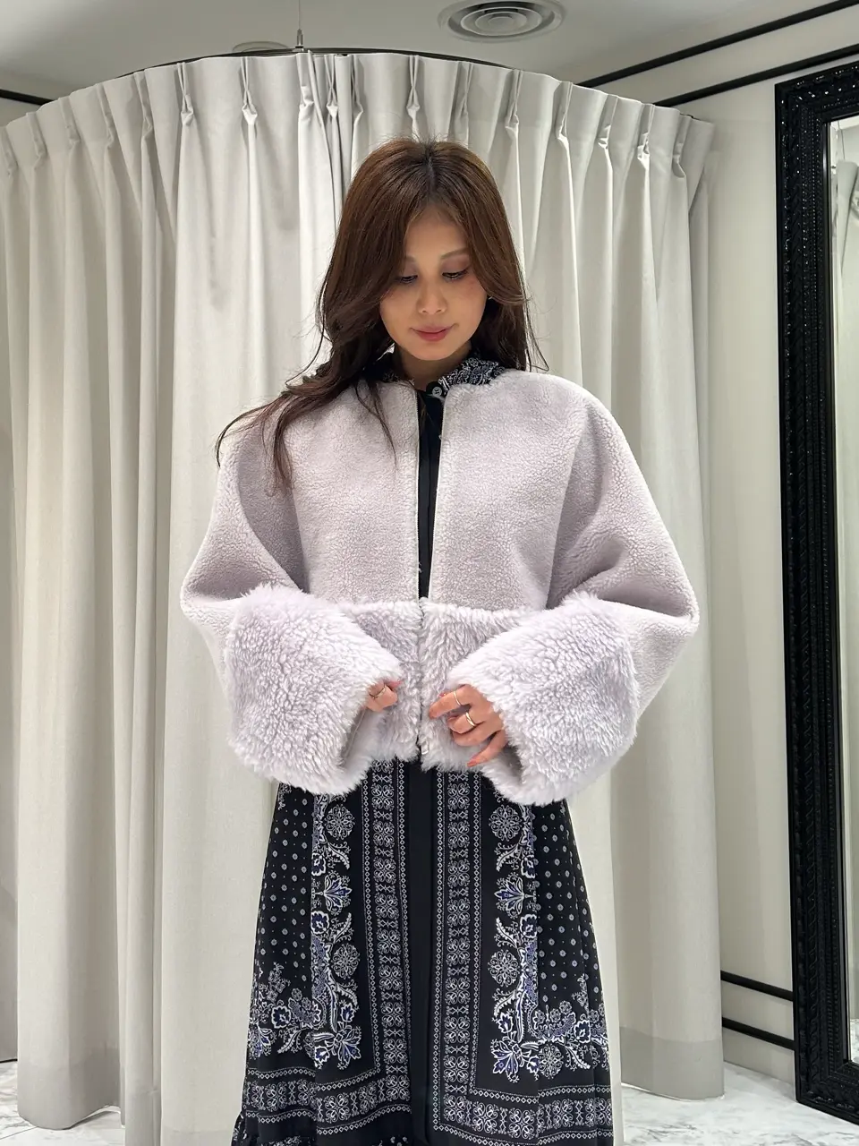 GRACE CONTINENTAL 志田　悠 コーディネート画像