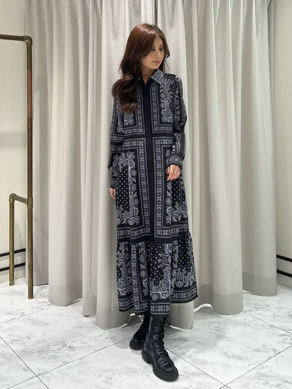 GRACE CONTINENTAL 志田　悠 コーディネート画像