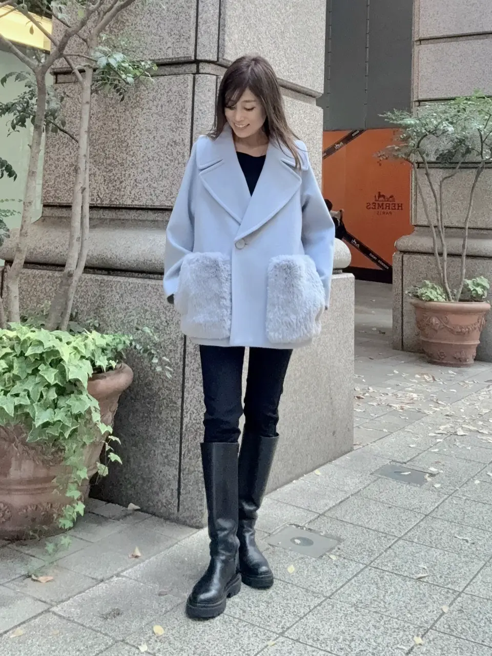 GRACE CONTINENTAL yukimi yonee コーディネート画像