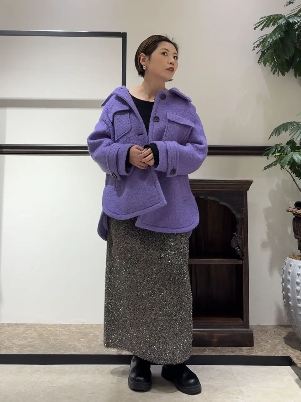 GRACE CONTINENTAL N.YURI コーディネート画像