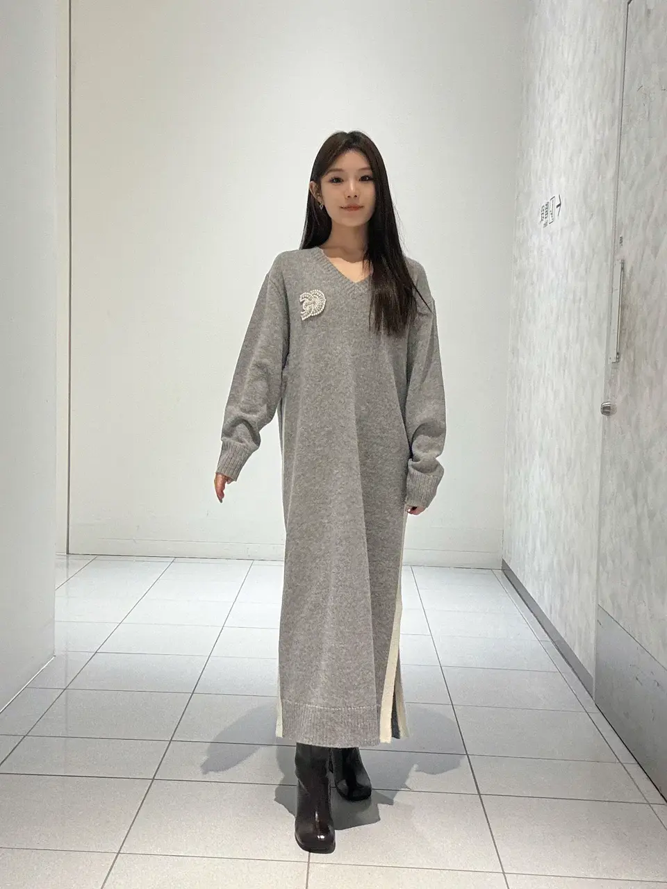  王　宇キン コーディネート画像