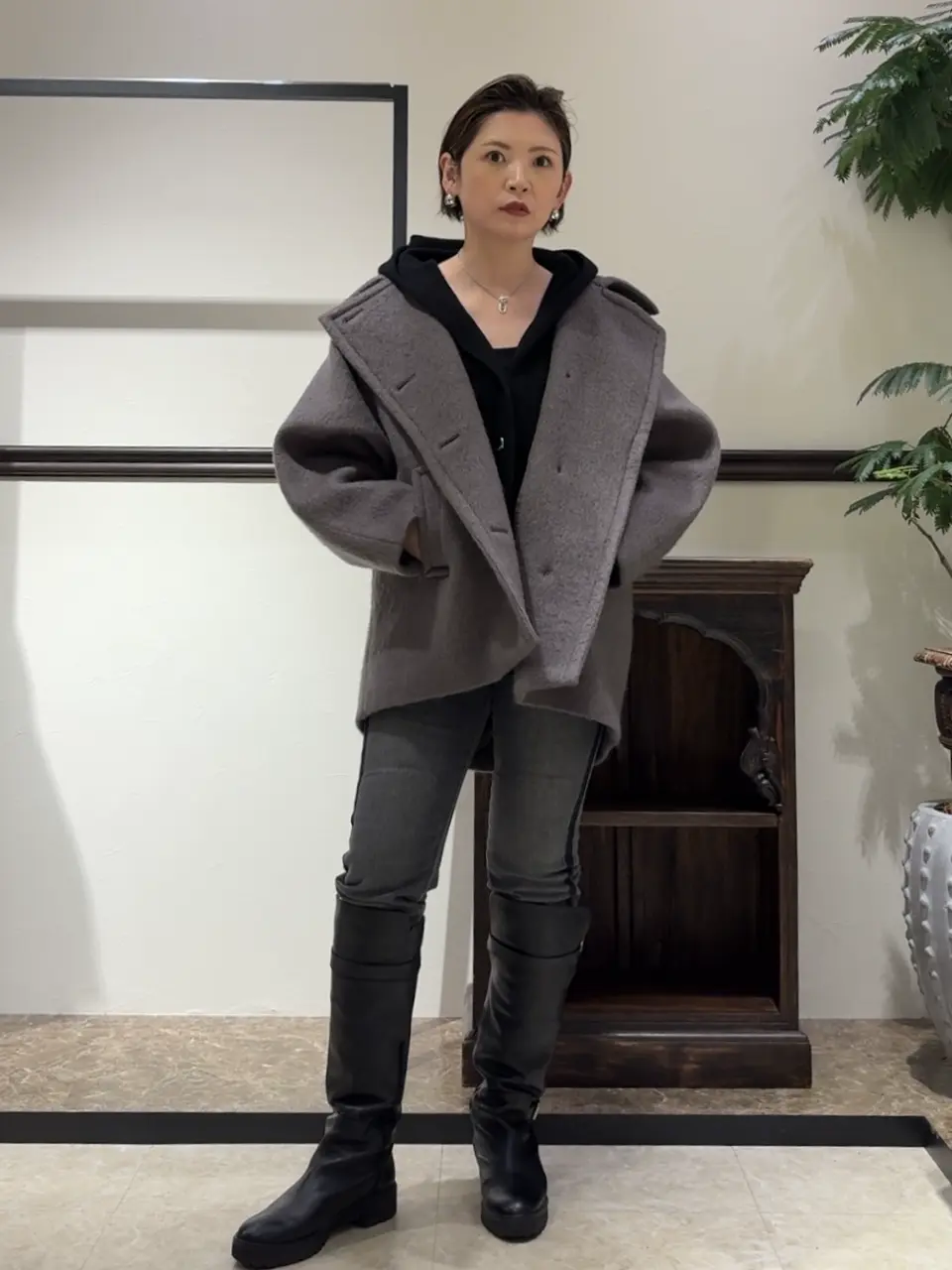 GRACE CONTINENTAL N.YURI コーディネート画像