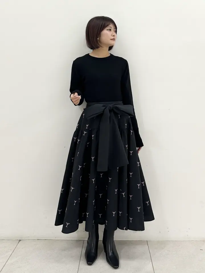 GRACE CONTINENTAL MORITA AI コーディネート画像