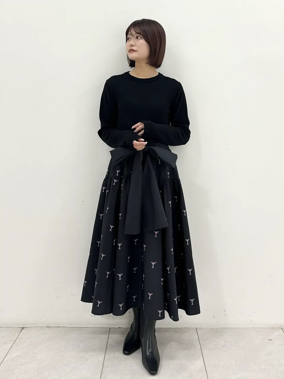 GRACE CONTINENTAL MORITA AI コーディネート画像