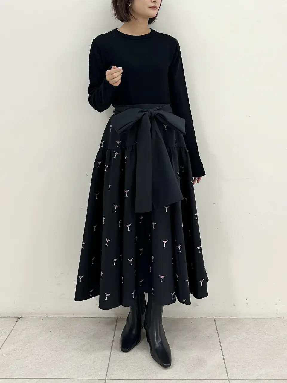 GRACE CONTINENTAL MORITA AI コーディネート画像