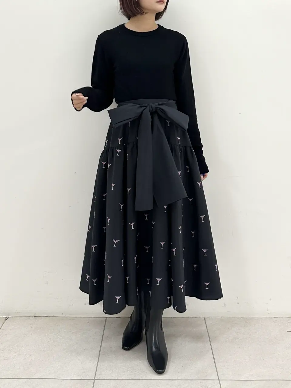 GRACE CONTINENTAL MORITA AI コーディネート画像