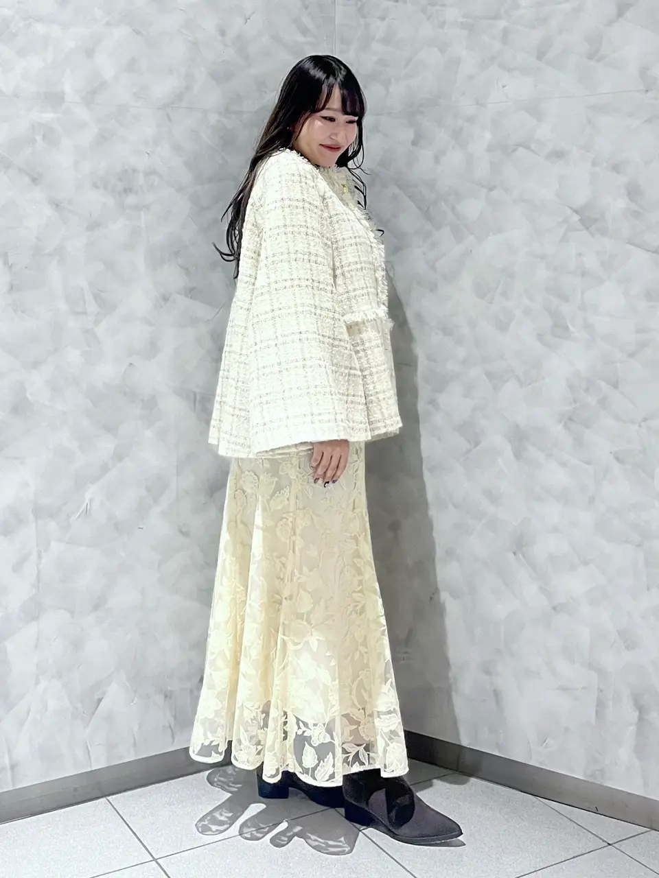 GRACE CONTINENTAL 根本　紗良 コーディネート画像