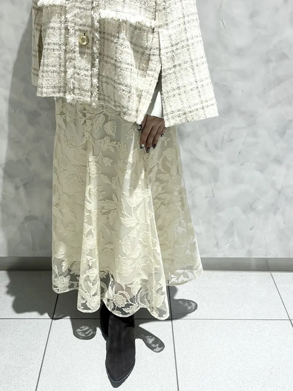 GRACE CONTINENTAL 根本　紗良 コーディネート画像