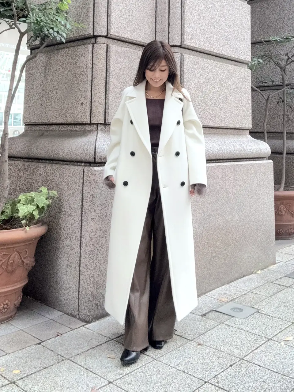 GRACE CONTINENTAL yukimi yonee コーディネート画像