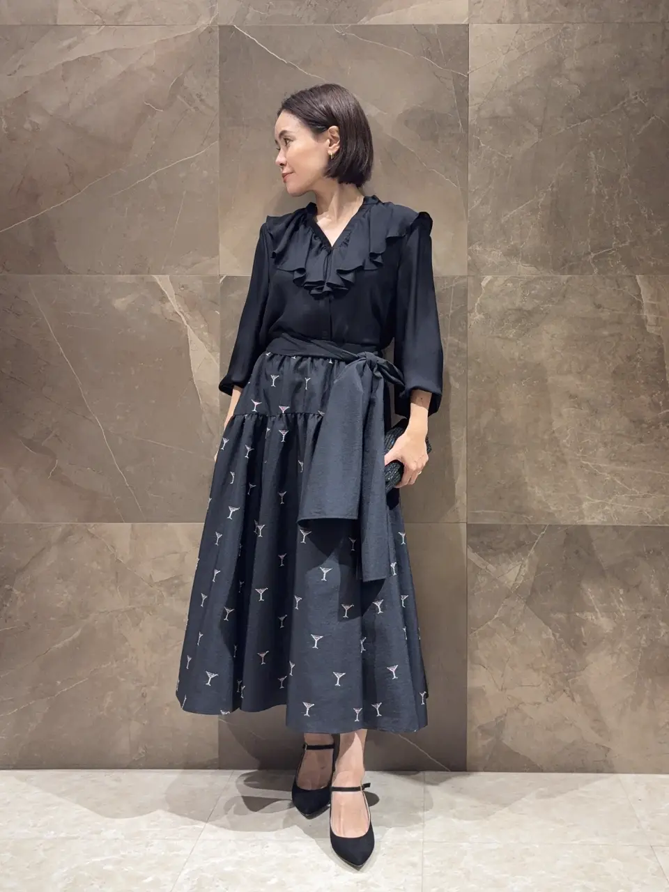 GRACE CONTINENTAL 穐山　香織 コーディネート画像