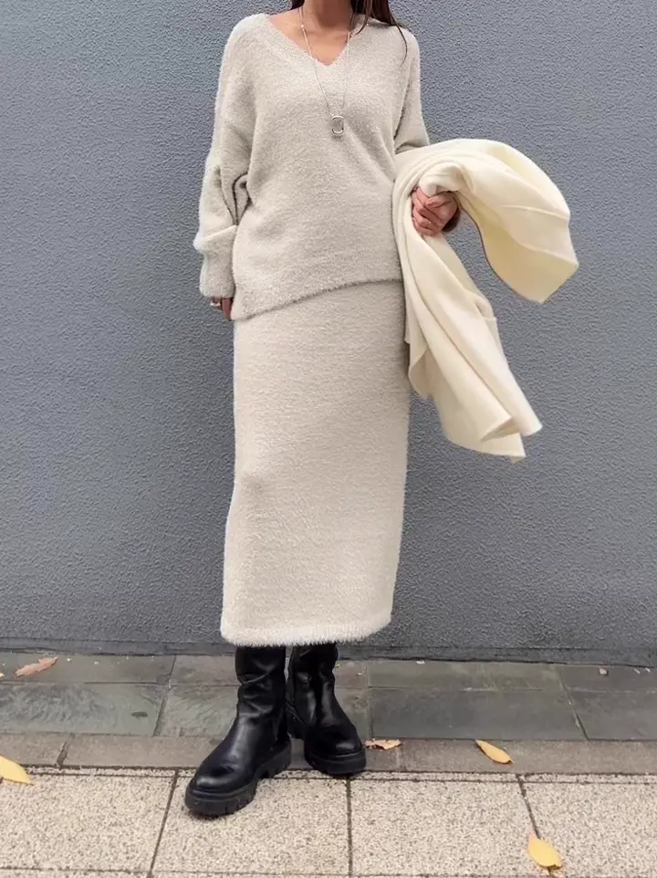 GRACE CONTINENTAL yukimi yonee コーディネート画像