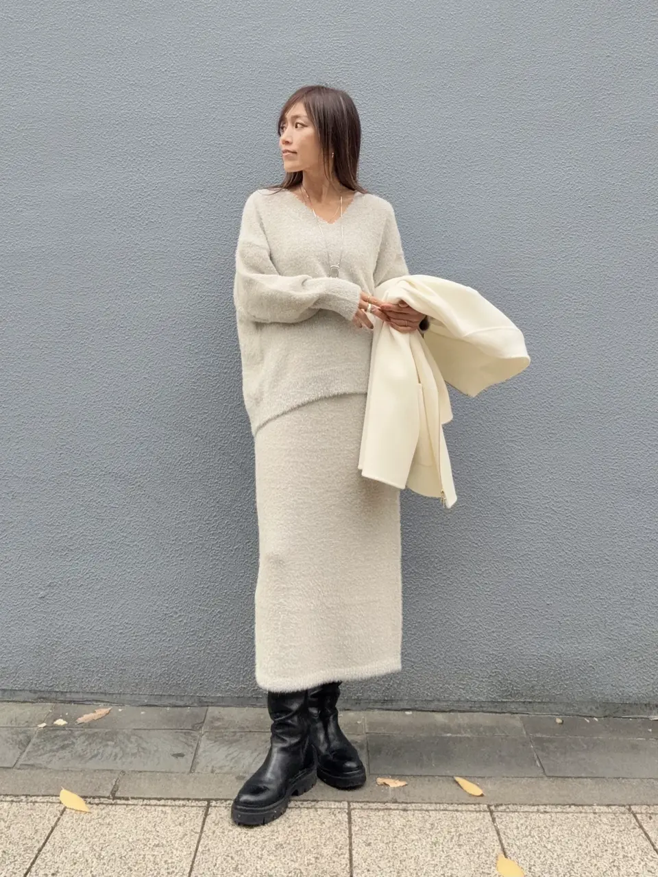 GRACE CONTINENTAL yukimi yonee コーディネート画像