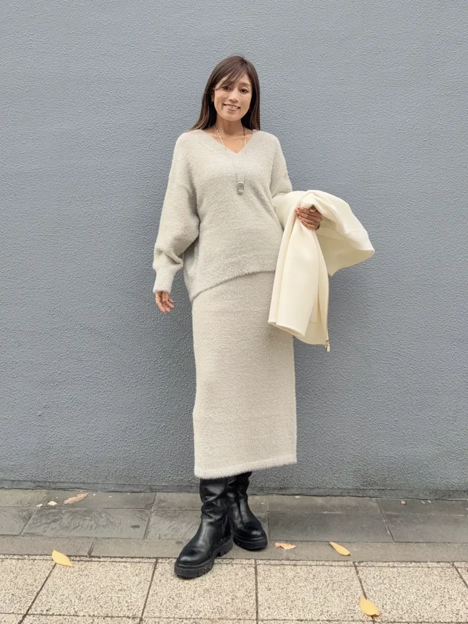 GRACE CONTINENTAL yukimi yonee コーディネート画像