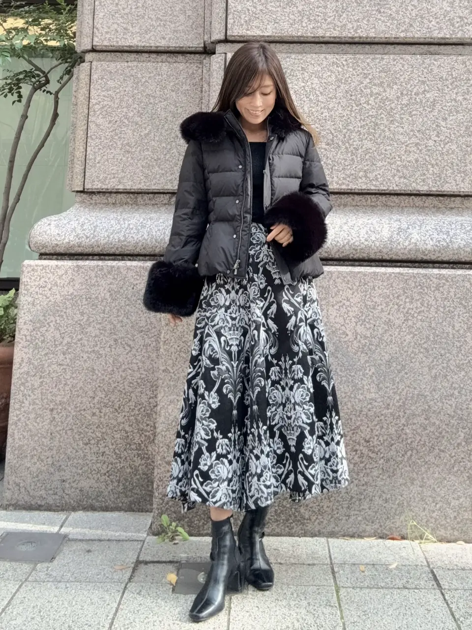 GRACE CONTINENTAL yukimi yonee コーディネート画像