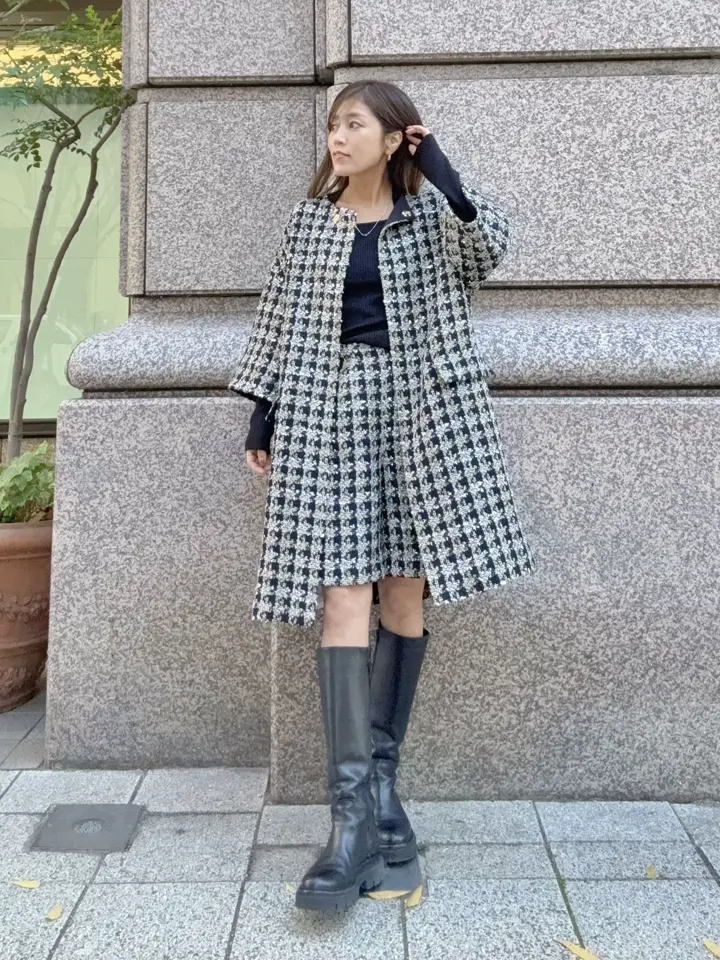 GRACE CONTINENTAL yukimi yonee コーディネート画像