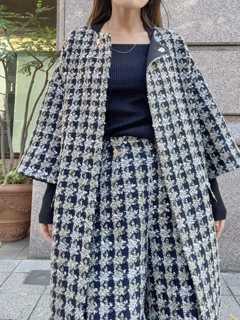 GRACE CONTINENTAL yukimi yonee コーディネート画像