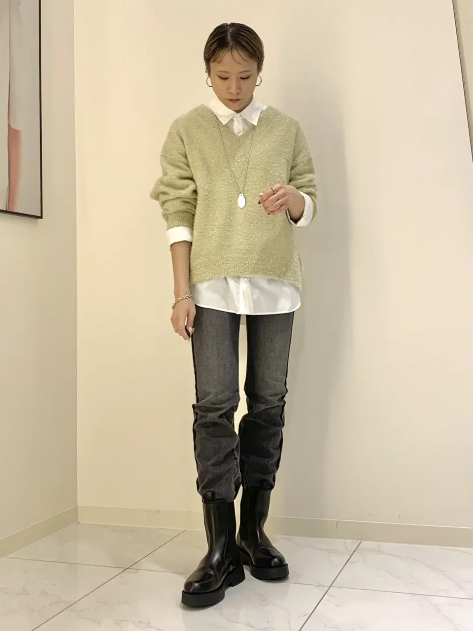  haruka iwasaki コーディネート画像