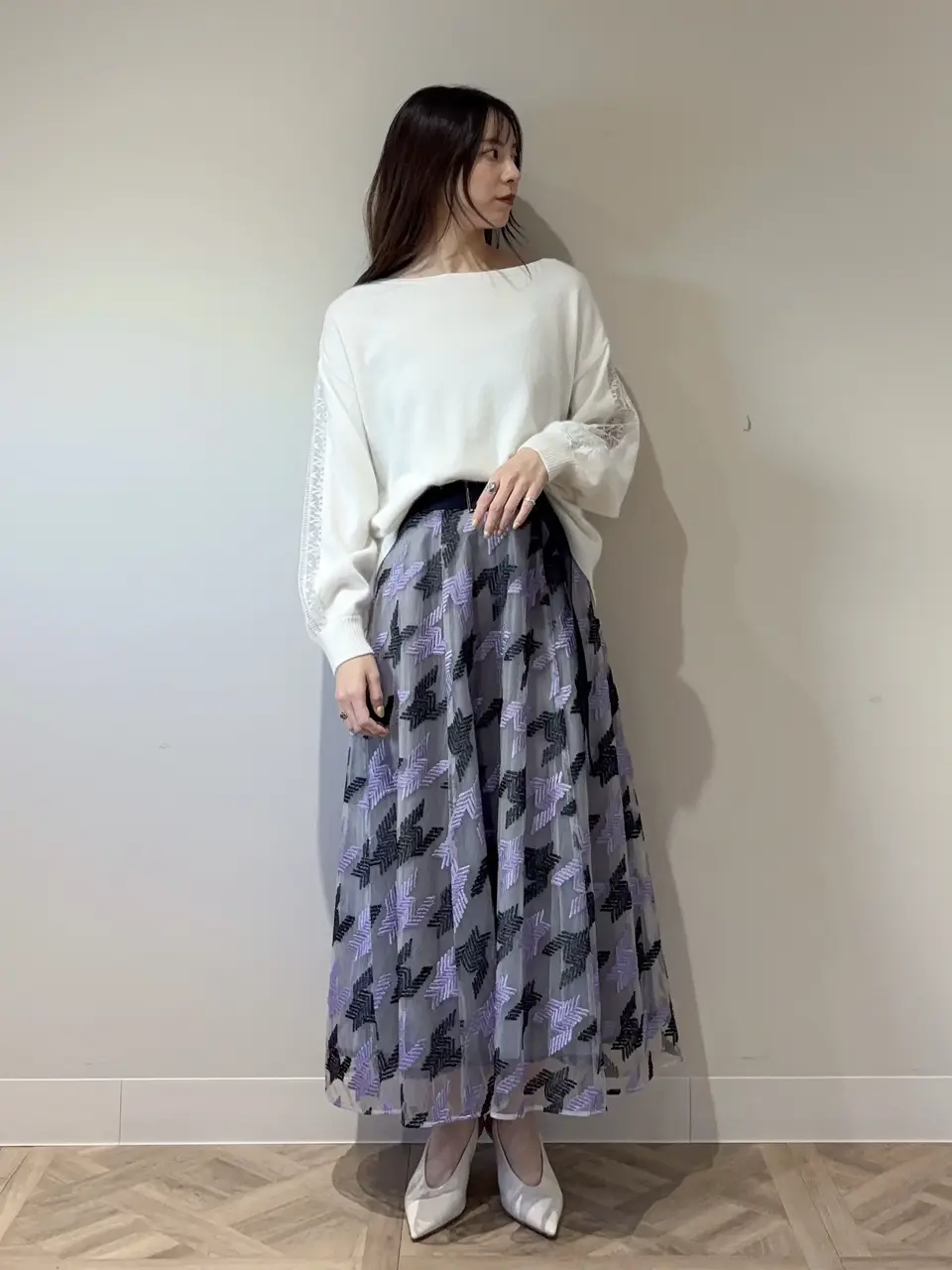 GRACE CONTINENTAL Hikaru Okada コーディネート画像