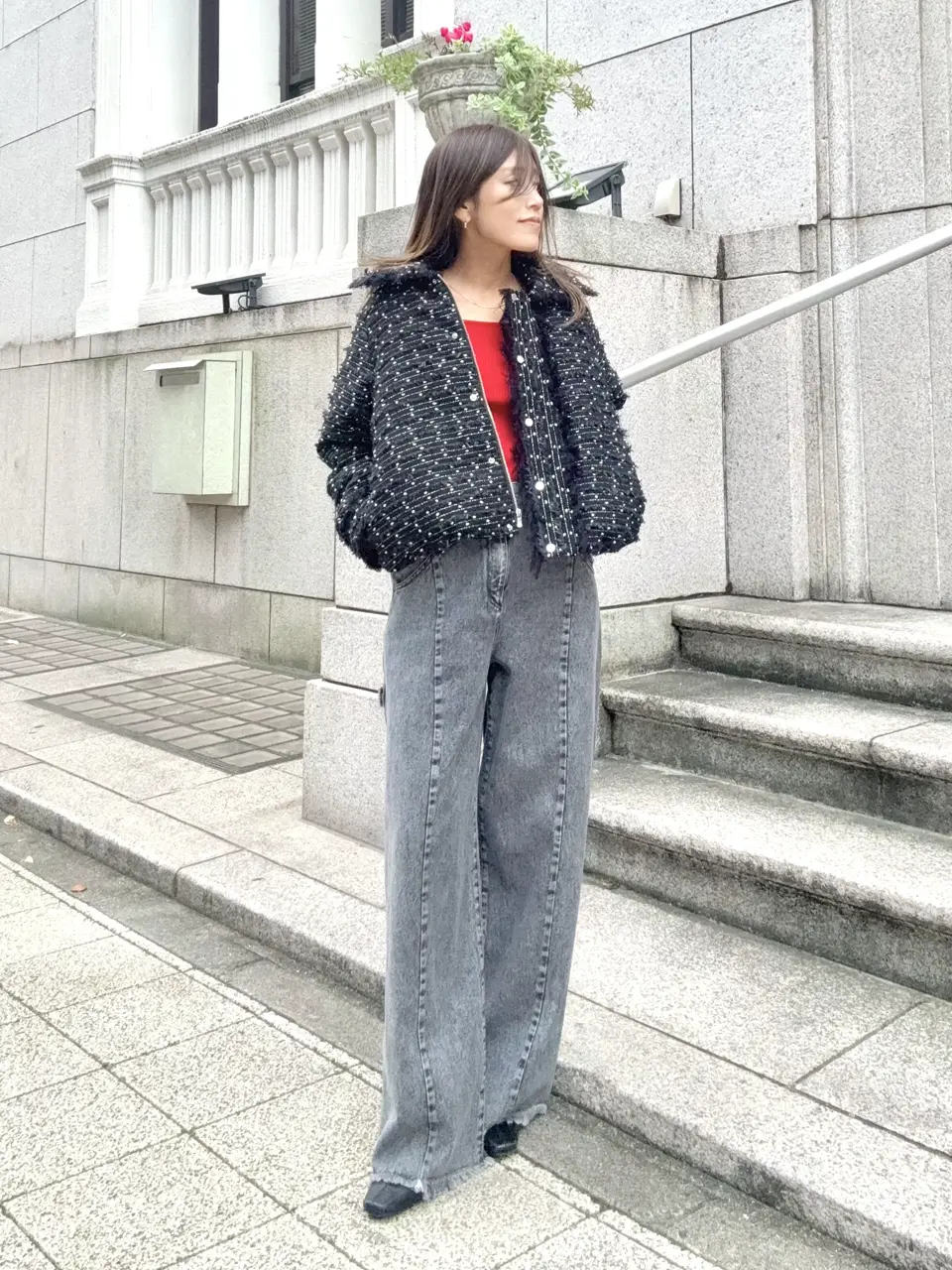 GRACE CONTINENTAL yukimi yonee コーディネート画像